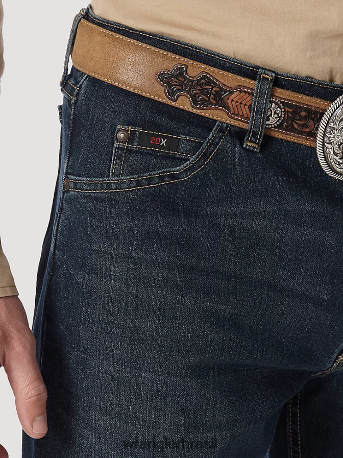 Wrangler 20x conforto avançado 01 jeans descontraído de competição lavagem rb (01macrb) homens roupas 00LN6N165
