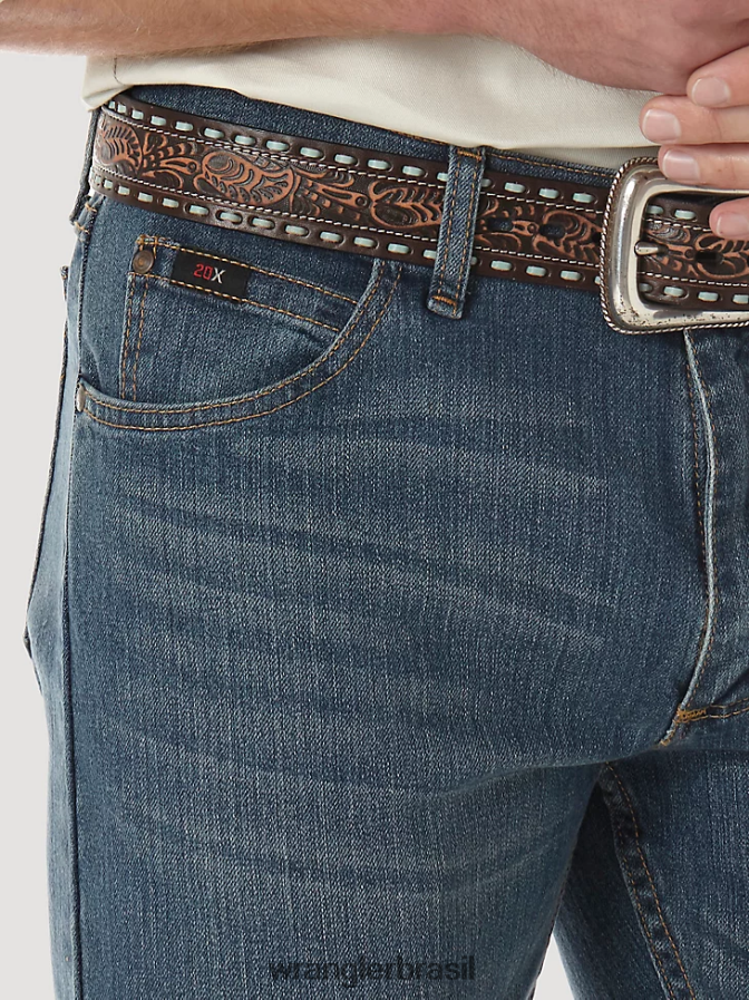Wrangler 20x jeans slim de competição advanced comfort 02 barril (02macba) homens roupas 00LN6N135