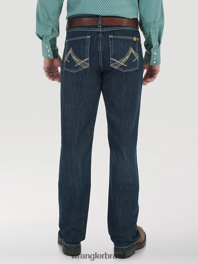 Wrangler Calça jeans vintage resistente a chamas 20x fr lavagem com enxágue (10fr42mwr) homens roupas 00LN6N107