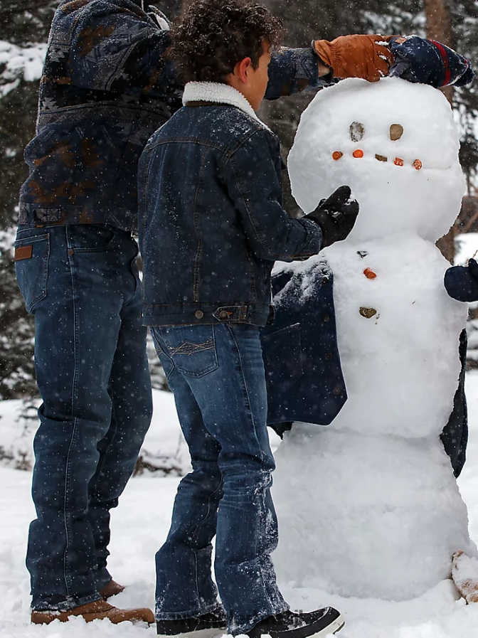 Wrangler Jeans 20x vintage bootcut slim fit passeio de trilha (112322508t) Rapazes roupas 00LN6N980