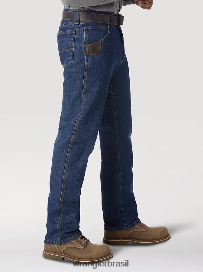 Wrangler Riggs Workwear Calça Jeans De Cinco Bolsos Advanced Comfort pedra média (3wac5ms) homens roupas 00LN6N669