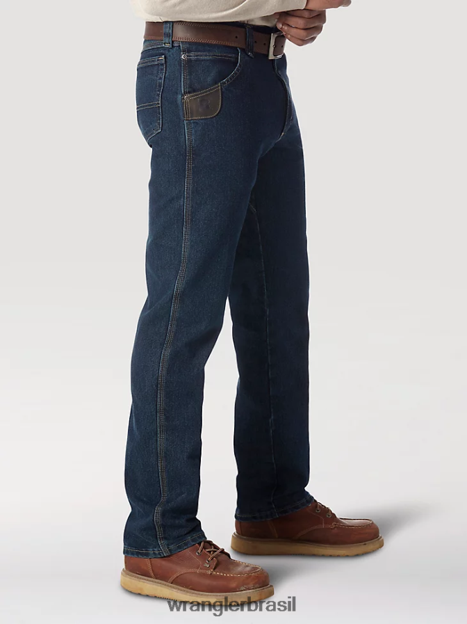 Wrangler Riggs Workwear Calça Jeans De Cinco Bolsos Advanced Comfort tonalidade escura (3wac5dt) homens roupas 00LN6N668