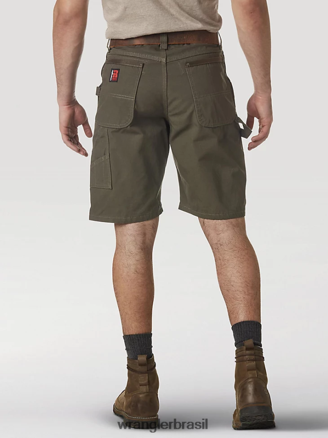 Wrangler Riggs Workwear Carpenter Shorts loden (3w320ld) homens roupas 00LN6N545