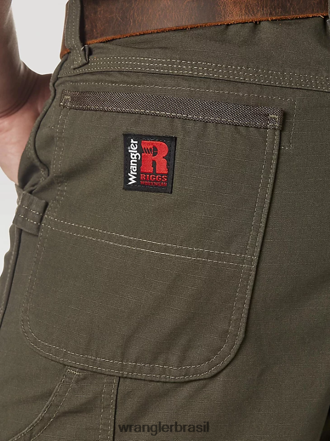 Wrangler Riggs Workwear Carpenter Shorts loden (3w320ld) homens roupas 00LN6N545