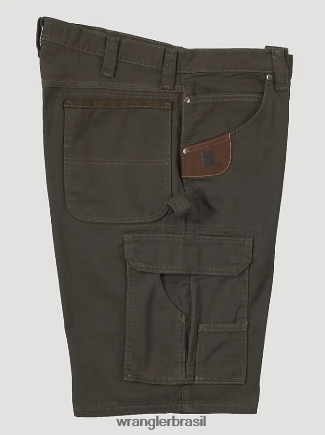 Wrangler Riggs Workwear Stretch Ranger Cargo Curto loden (3w362ld) homens roupas 00LN6N537