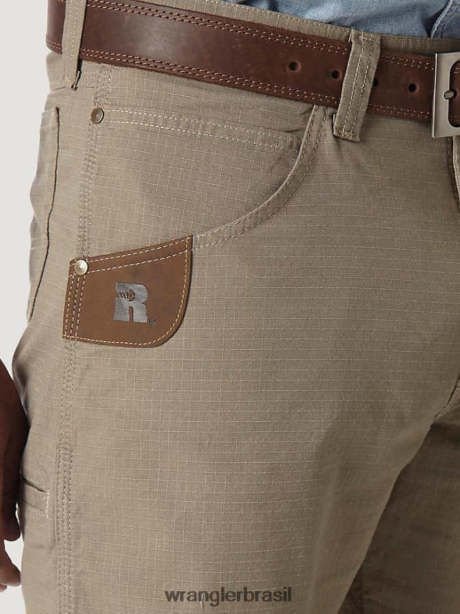 Wrangler Riggs Workwear Técnico Short cáqui escuro (3w345dk) homens roupas 00LN6N592