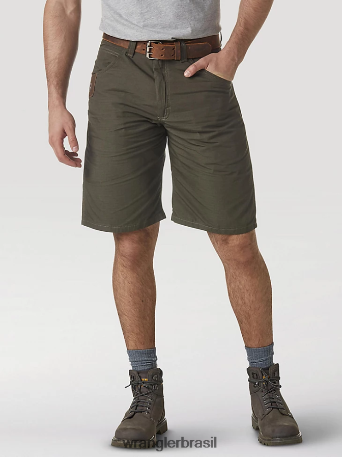 Wrangler Riggs Workwear Técnico Short loden (3w345ld) homens roupas 00LN6N591