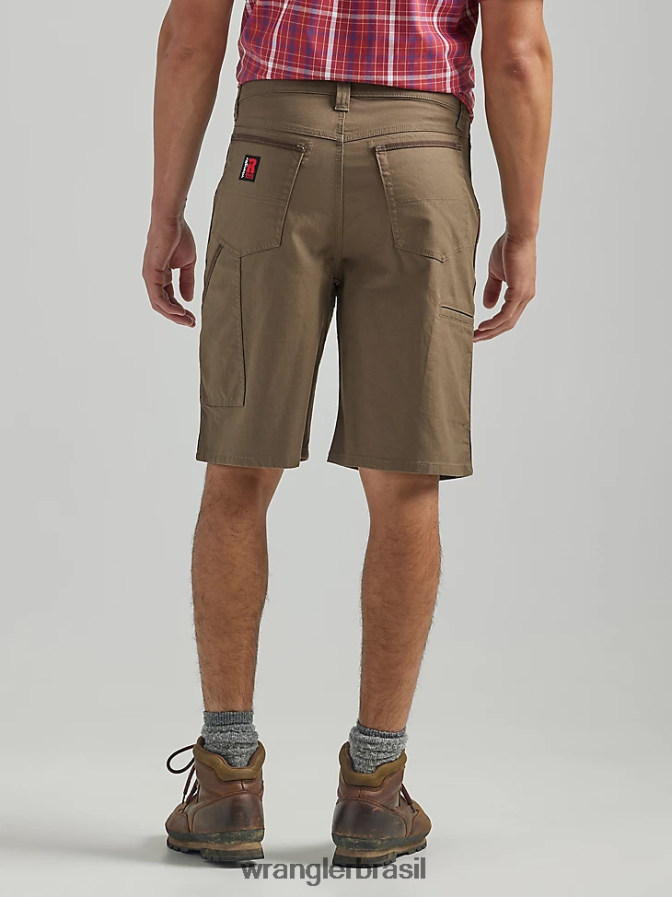 Wrangler Riggs Workwear Utility Shorts Relaxado castanho claro (112325409) homens roupas 00LN6N675
