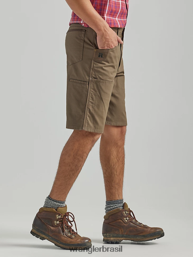 Wrangler Riggs Workwear Utility Shorts Relaxado castanho claro (112325409) homens roupas 00LN6N675