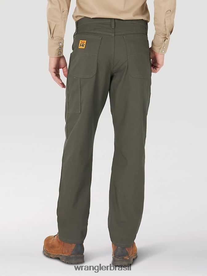 Wrangler Riggs Workwear fr calça de carpinteiro resistente a chamas loden (fr3wacg) homens roupas 00LN6N263
