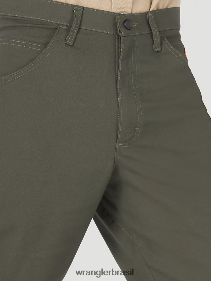 Wrangler Riggs Workwear fr calça de carpinteiro resistente a chamas loden (fr3wacg) homens roupas 00LN6N263
