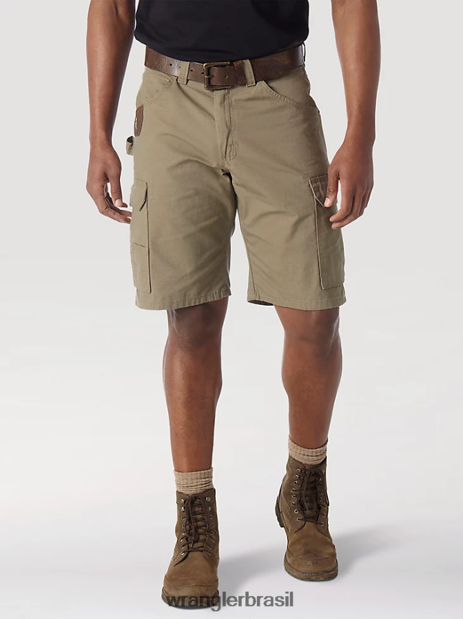 Wrangler Riggs roupa de trabalho ripstop ranger cargo short casca (3w360br) homens roupas 00LN6N522