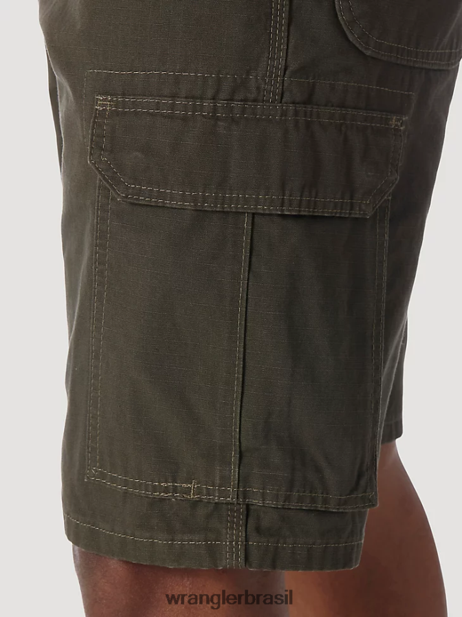 Wrangler Riggs roupa de trabalho ripstop ranger cargo short loden (3w360ld) homens roupas 00LN6N524