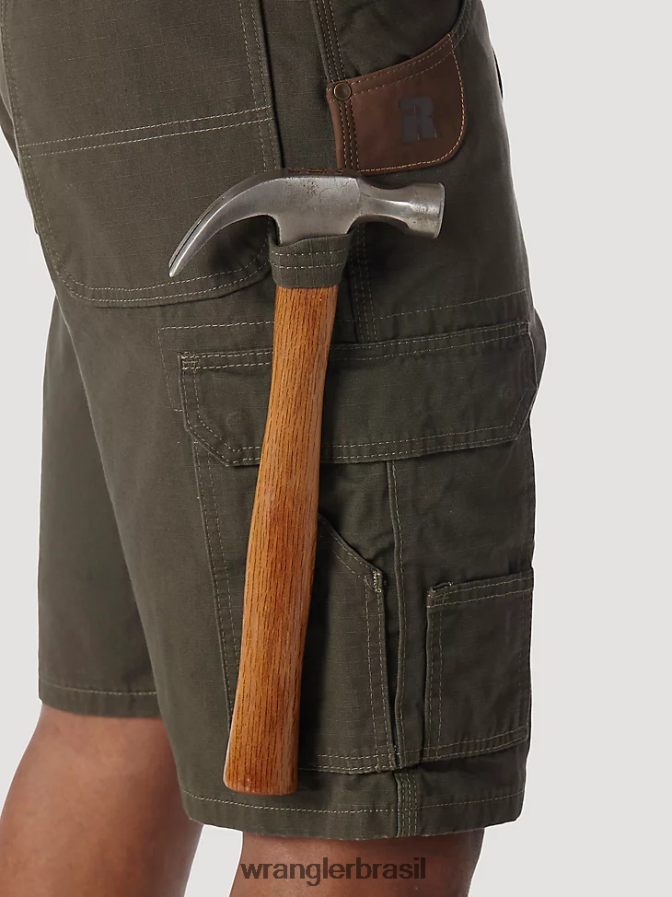 Wrangler Riggs roupa de trabalho ripstop ranger cargo short loden (3w360ld) homens roupas 00LN6N524