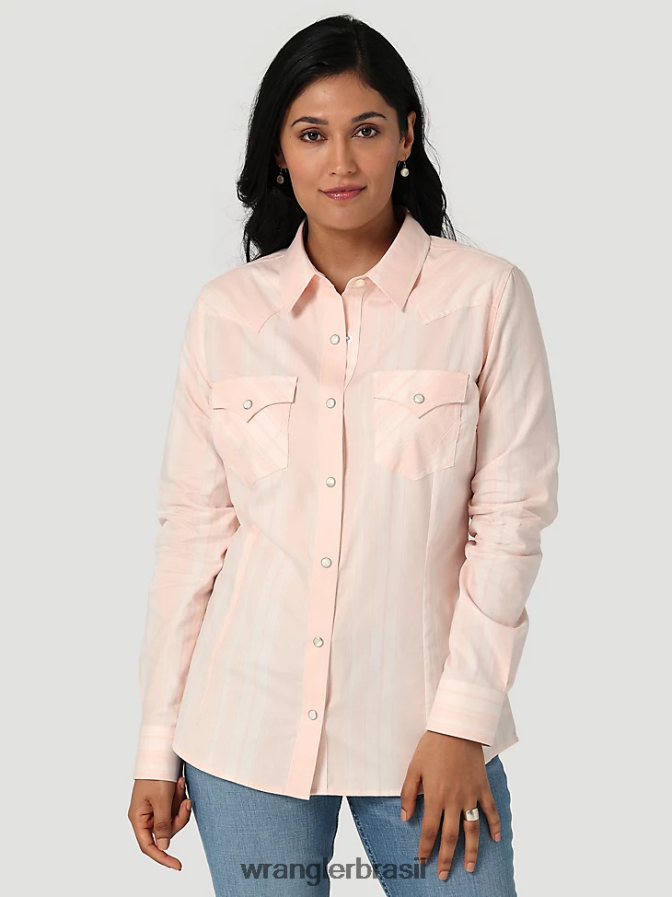 Wrangler atg by camiseta com capuz oceano (112331283) mulheres roupas 00LN6N900