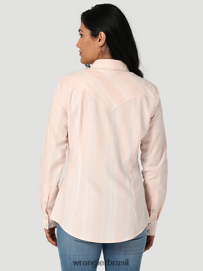 Wrangler atg by camiseta com capuz oceano (112331283) mulheres roupas 00LN6N900