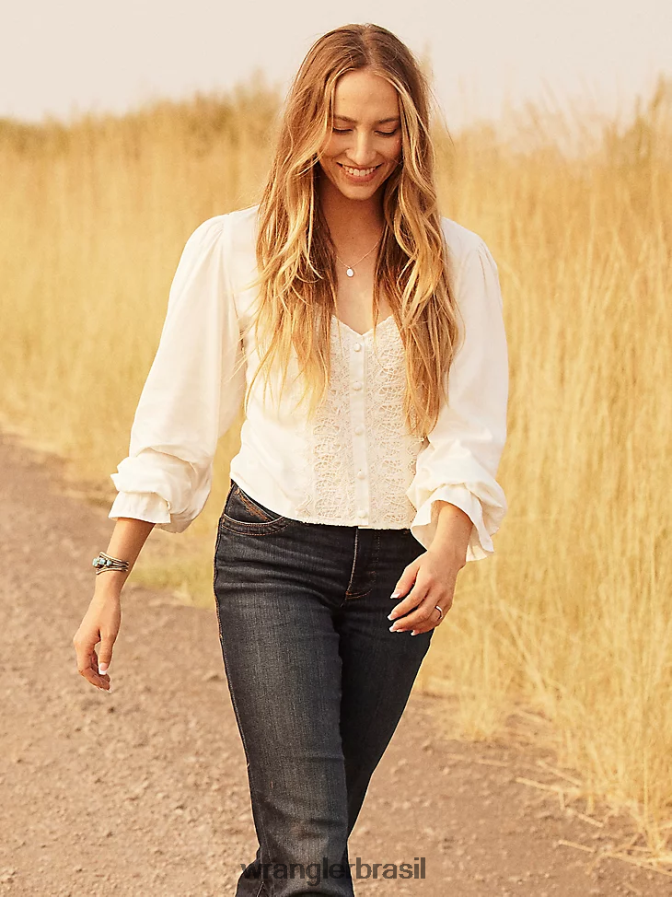 Wrangler atg by camiseta com capuz oceano (112331283) mulheres roupas 00LN6N900