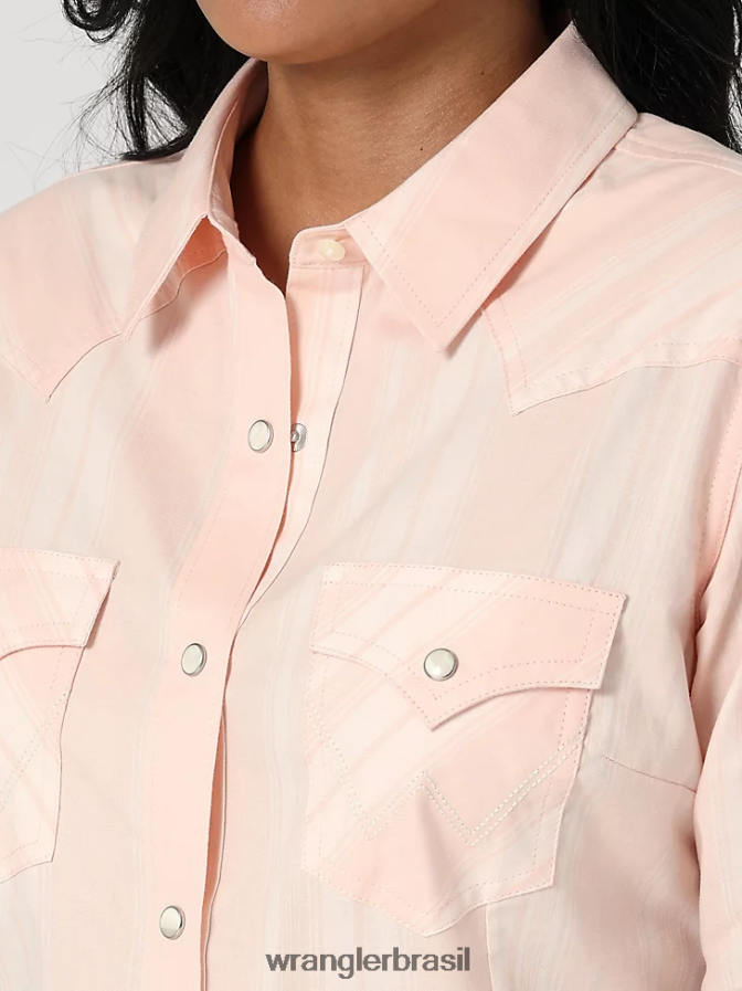 Wrangler atg by camiseta com capuz oceano (112331283) mulheres roupas 00LN6N900