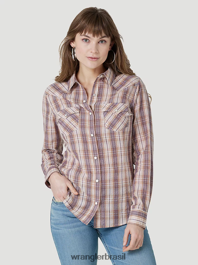 Wrangler atg by camiseta com capuz oceano (112331283) mulheres roupas 00LN6N900
