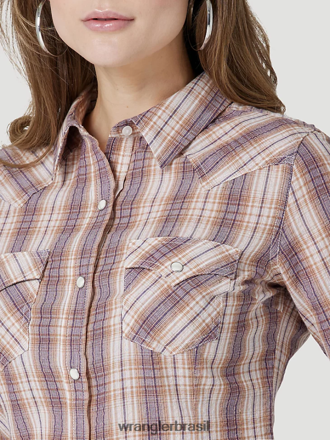 Wrangler atg by camiseta com capuz oceano (112331283) mulheres roupas 00LN6N900