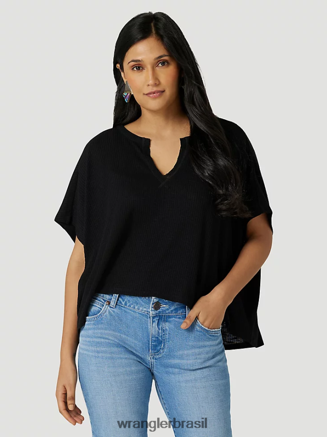 Wrangler atg by camiseta com capuz oceano (112331283) mulheres roupas 00LN6N900