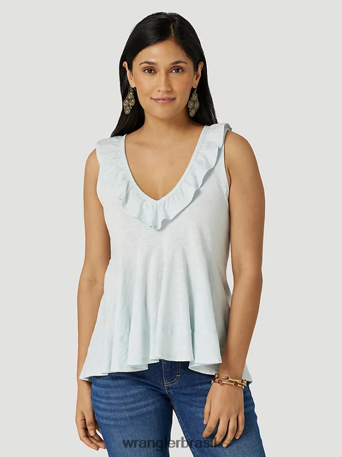 Wrangler atg by camiseta com capuz oceano (112331283) mulheres roupas 00LN6N900