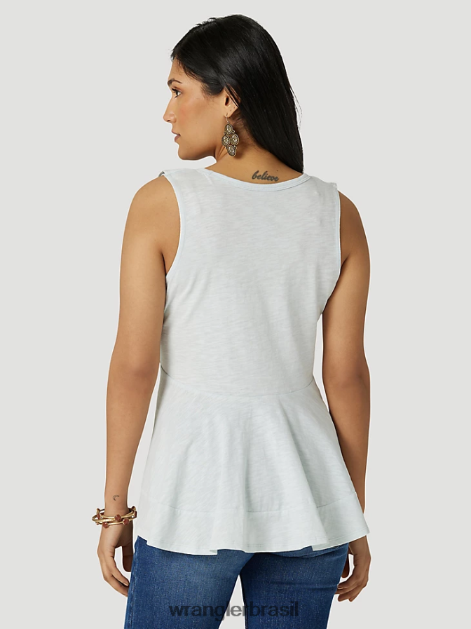 Wrangler atg by camiseta com capuz oceano (112331283) mulheres roupas 00LN6N900