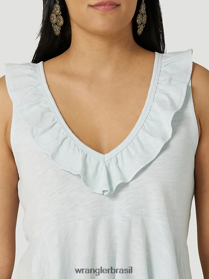 Wrangler atg by camiseta com capuz oceano (112331283) mulheres roupas 00LN6N900