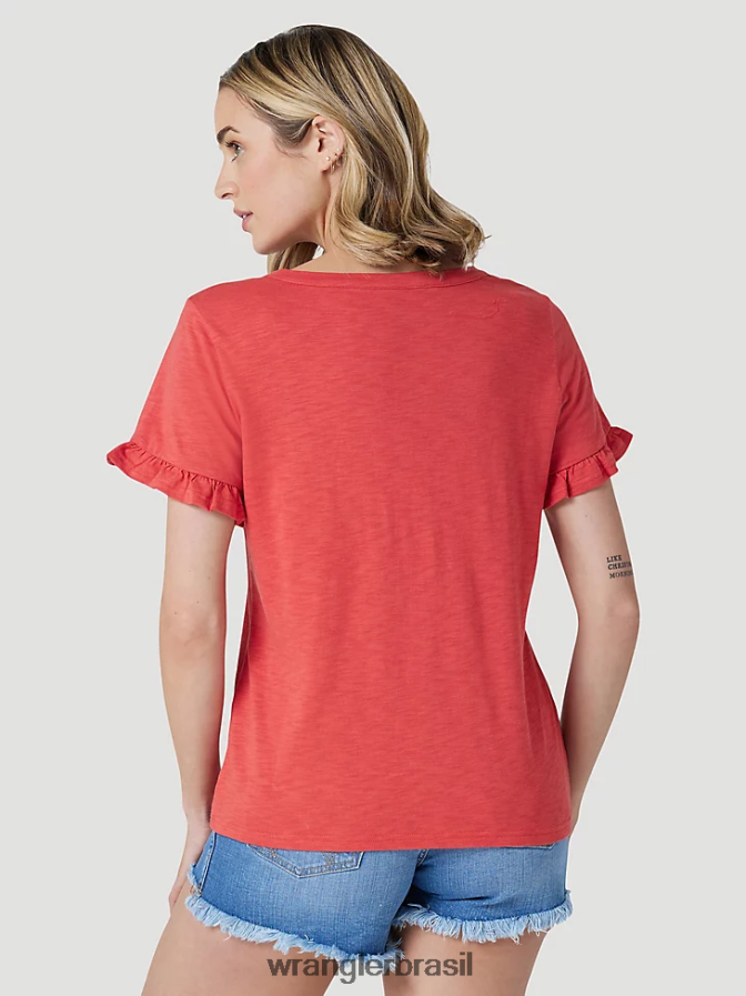 Wrangler atg by camiseta com capuz oceano (112331283) mulheres roupas 00LN6N900