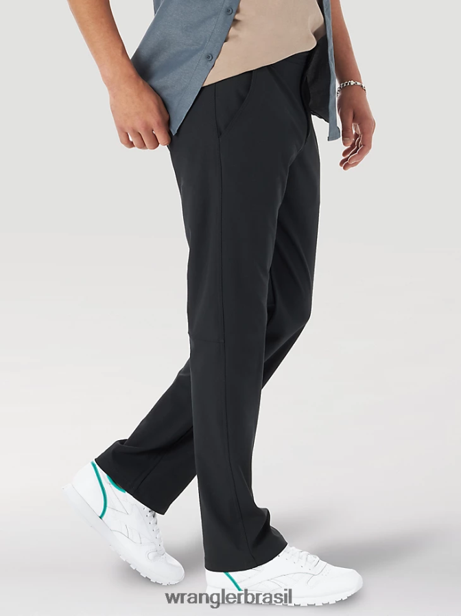 Wrangler atg fwds chino preto azeviche (ns818jb) homens roupas 00LN6N257