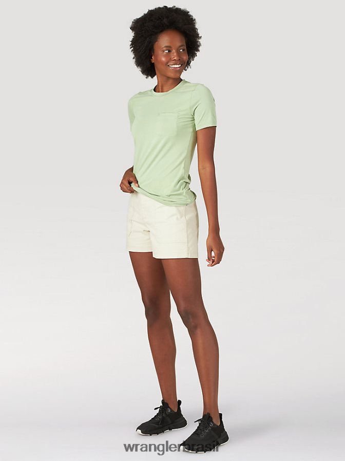 Wrangler atg por caminhante curto pelicano (10la301pn) mulheres roupas 00LN6N903