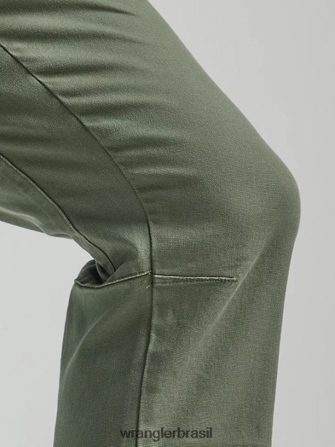 Wrangler calça atg cinco bolsos azeitona empoeirada (112331043) homens roupas 00LN6N637