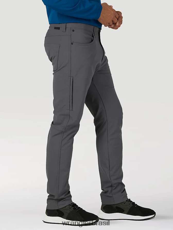 Wrangler calça atg fwds cinco bolsos portão de ferro (10ns808ig) homens roupas 00LN6N253