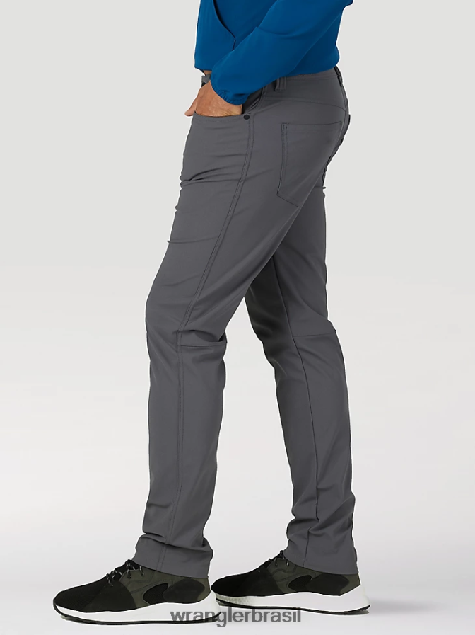 Wrangler calça atg fwds cinco bolsos portão de ferro (10ns808ig) homens roupas 00LN6N649