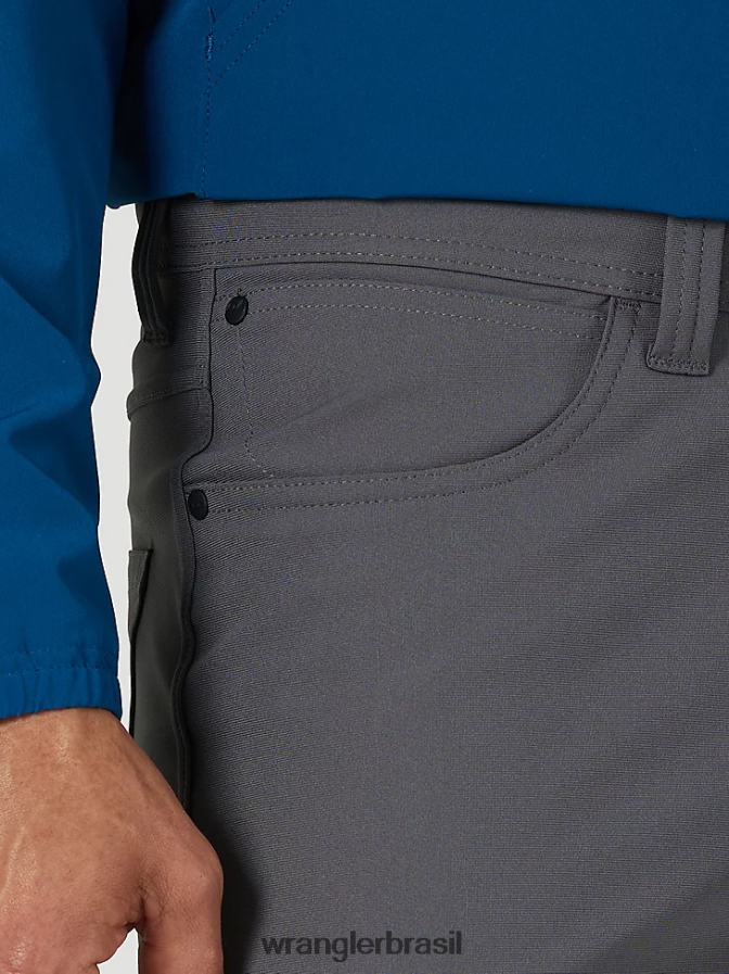 Wrangler calça atg fwds cinco bolsos portão de ferro (10ns808ig) homens roupas 00LN6N649