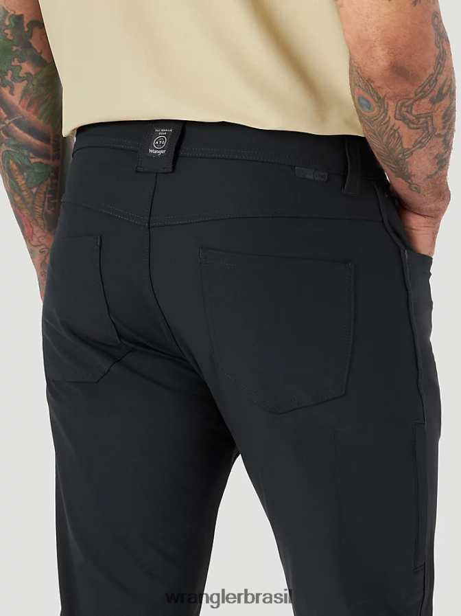 Wrangler calça atg fwds cinco bolsos preto azeviche (ns808jb) homens roupas 00LN6N254
