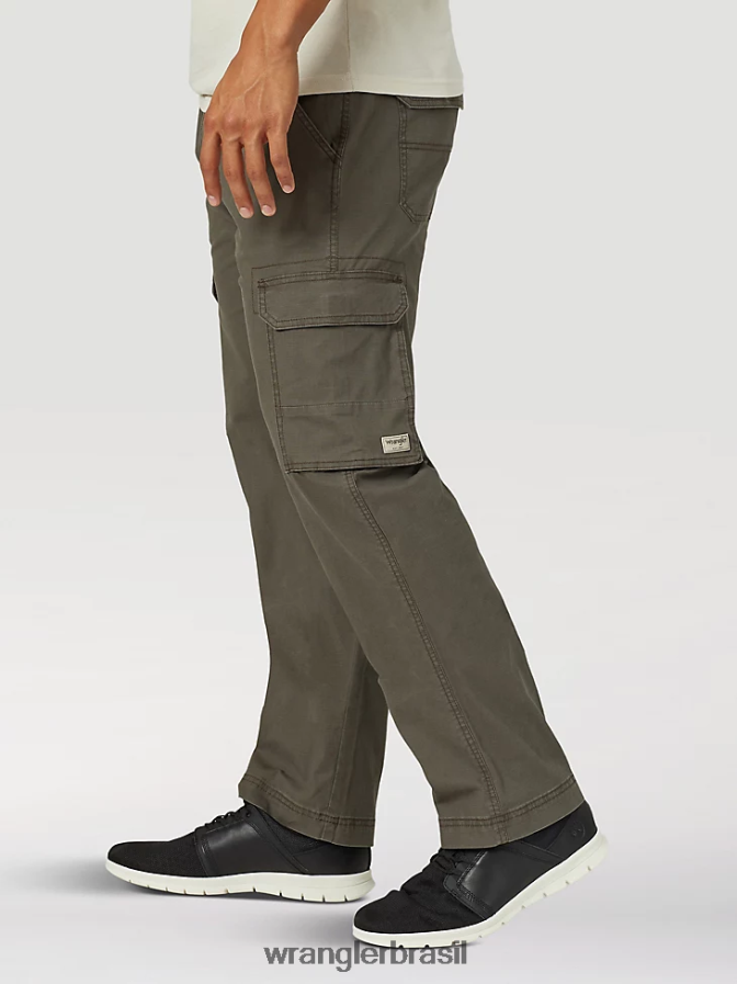 Wrangler calça cargo azeitona monótona (mgw90od) homens roupas 00LN6N215