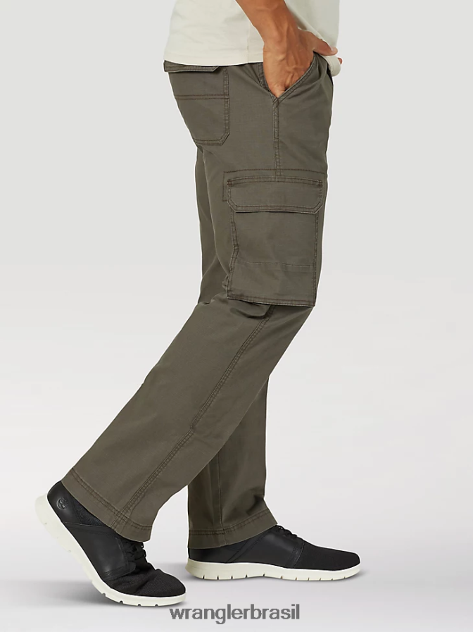 Wrangler calça cargo azeitona monótona (mgw90od) homens roupas 00LN6N215