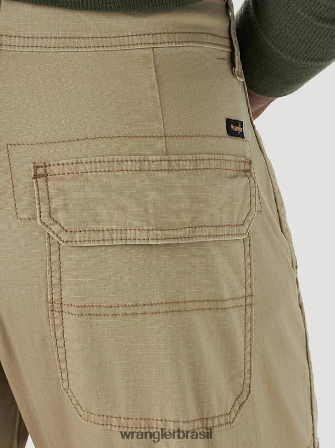 Wrangler calça cargo cáqui (10mgw90kh) homens roupas 00LN6N212