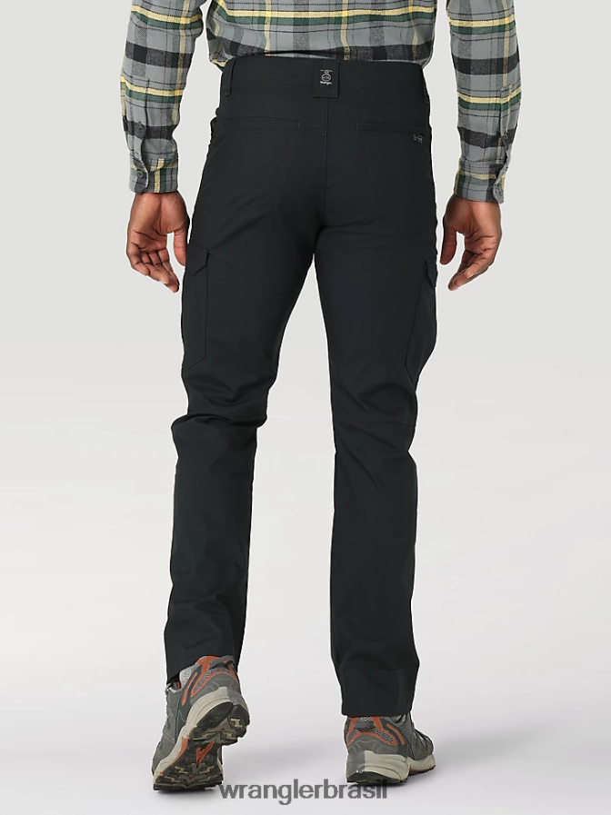 Wrangler calça cargo faixa atg preto azeviche (112323453) homens roupas 00LN6N239