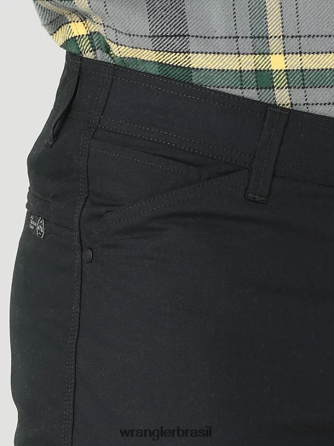 Wrangler calça cargo faixa atg preto azeviche (112323453) homens roupas 00LN6N239