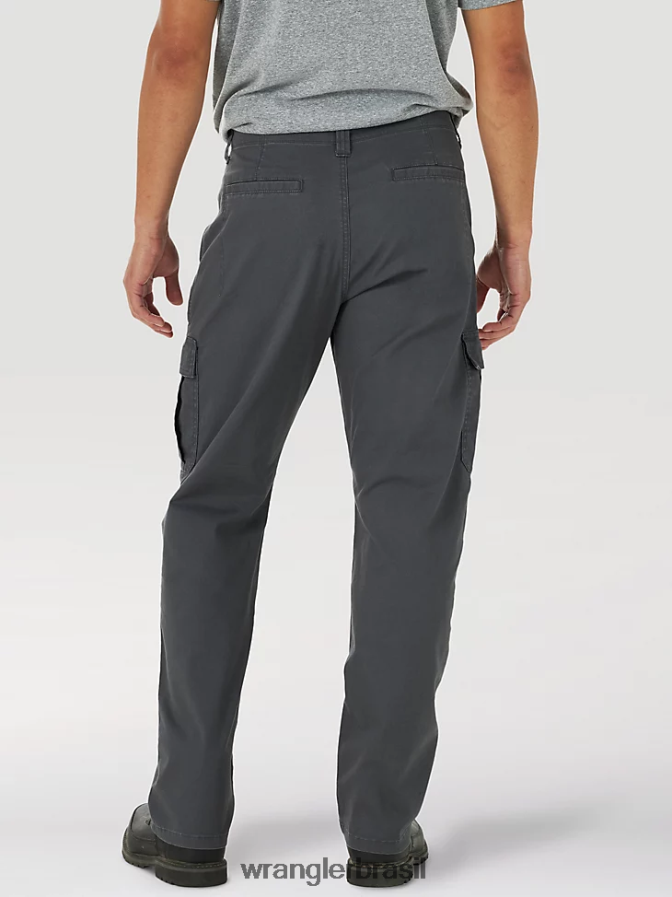 Wrangler calça cargo flex premium cinco estrelas com ajuste relaxado antricita (70abwah) homens roupas 00LN6N222