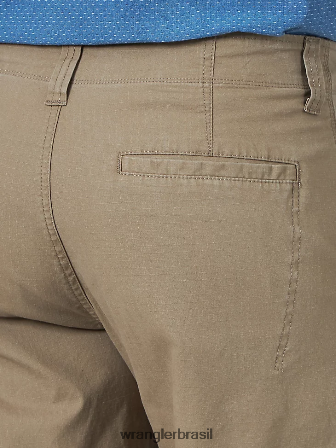 Wrangler calça cargo flex premium cinco estrelas com ajuste relaxado cevada (70abwby) homens roupas 00LN6N223