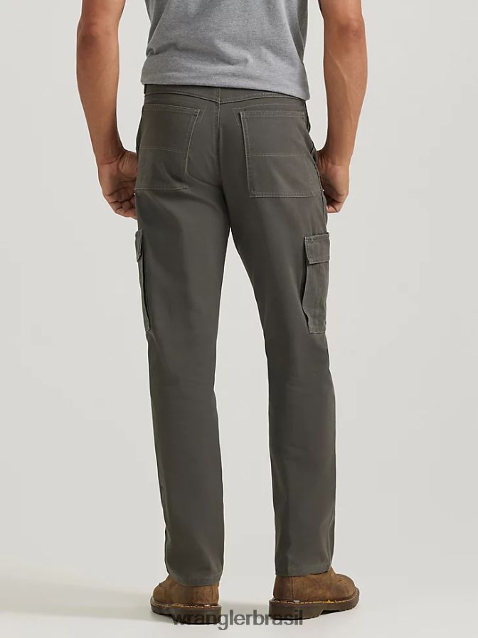 Wrangler calça cargo relaxada autêntica azeitona monótona (10zm6lgod) homens roupas 00LN6N243