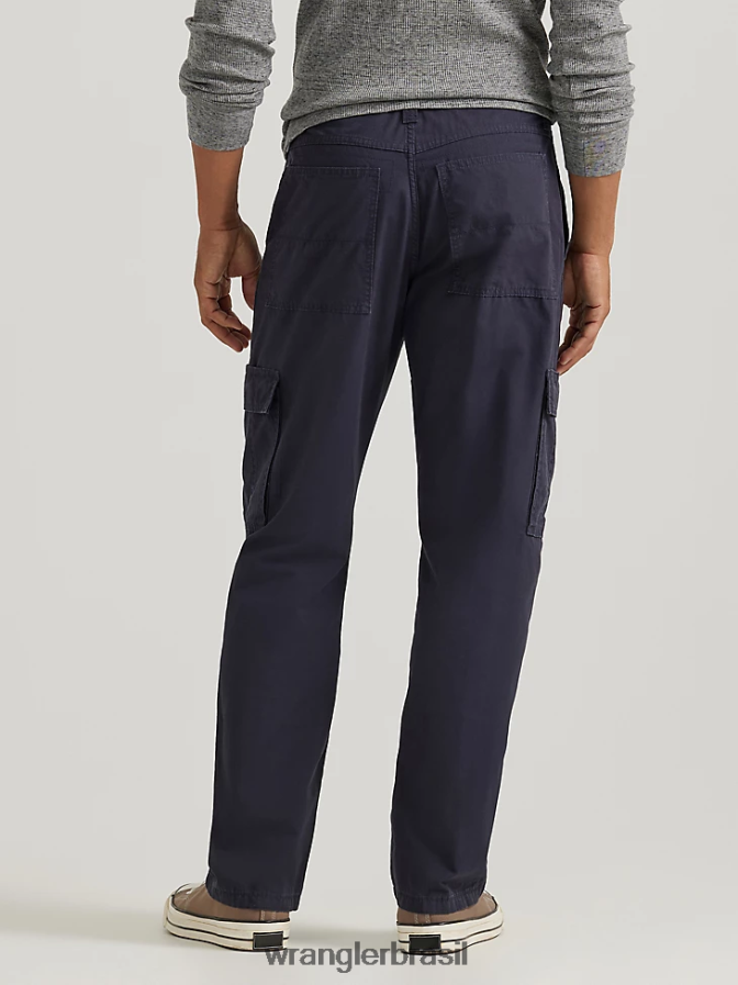 Wrangler calça cargo relaxada autêntica marinha (10zm6lgnv) homens roupas 00LN6N242