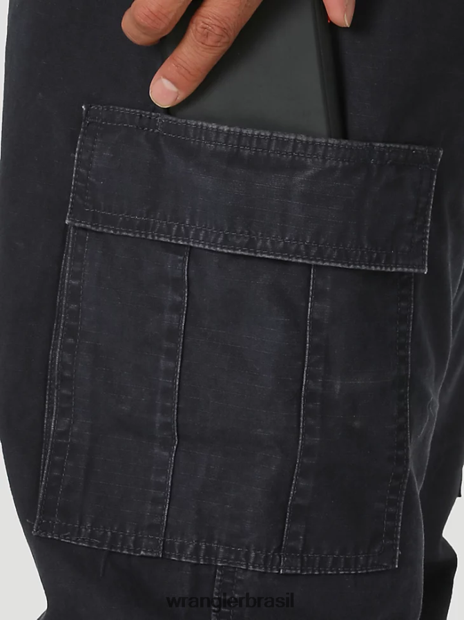 Wrangler calça cargo relaxada autêntica marinha (10zm6lgnv) homens roupas 00LN6N242
