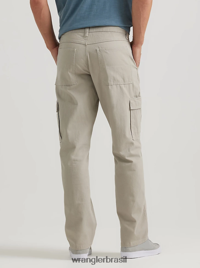 Wrangler calça cargo relaxada autêntica pó cáqui (10zm6lgkd) homens roupas 00LN6N241