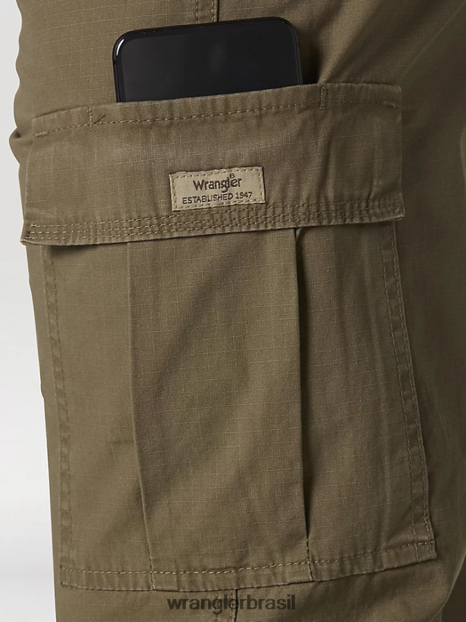 Wrangler calça cargo ripstop cevada (70l3wml) homens roupas 00LN6N236