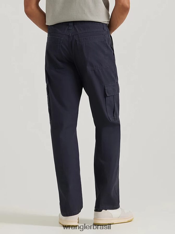 Wrangler calça cargo ripstop marinha (70l3wnv) homens roupas 00LN6N237