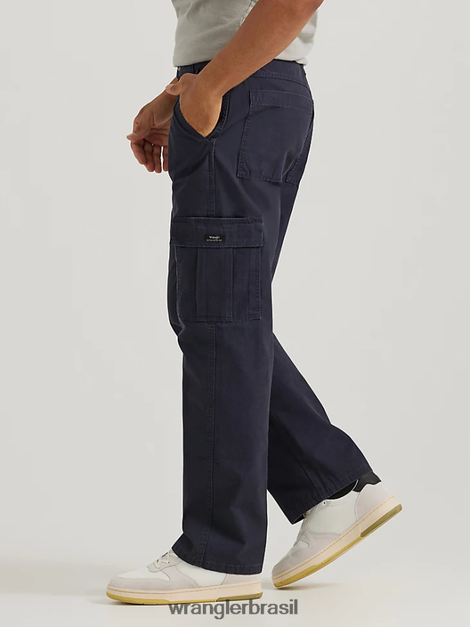 Wrangler calça cargo ripstop marinha (70l3wnv) homens roupas 00LN6N237